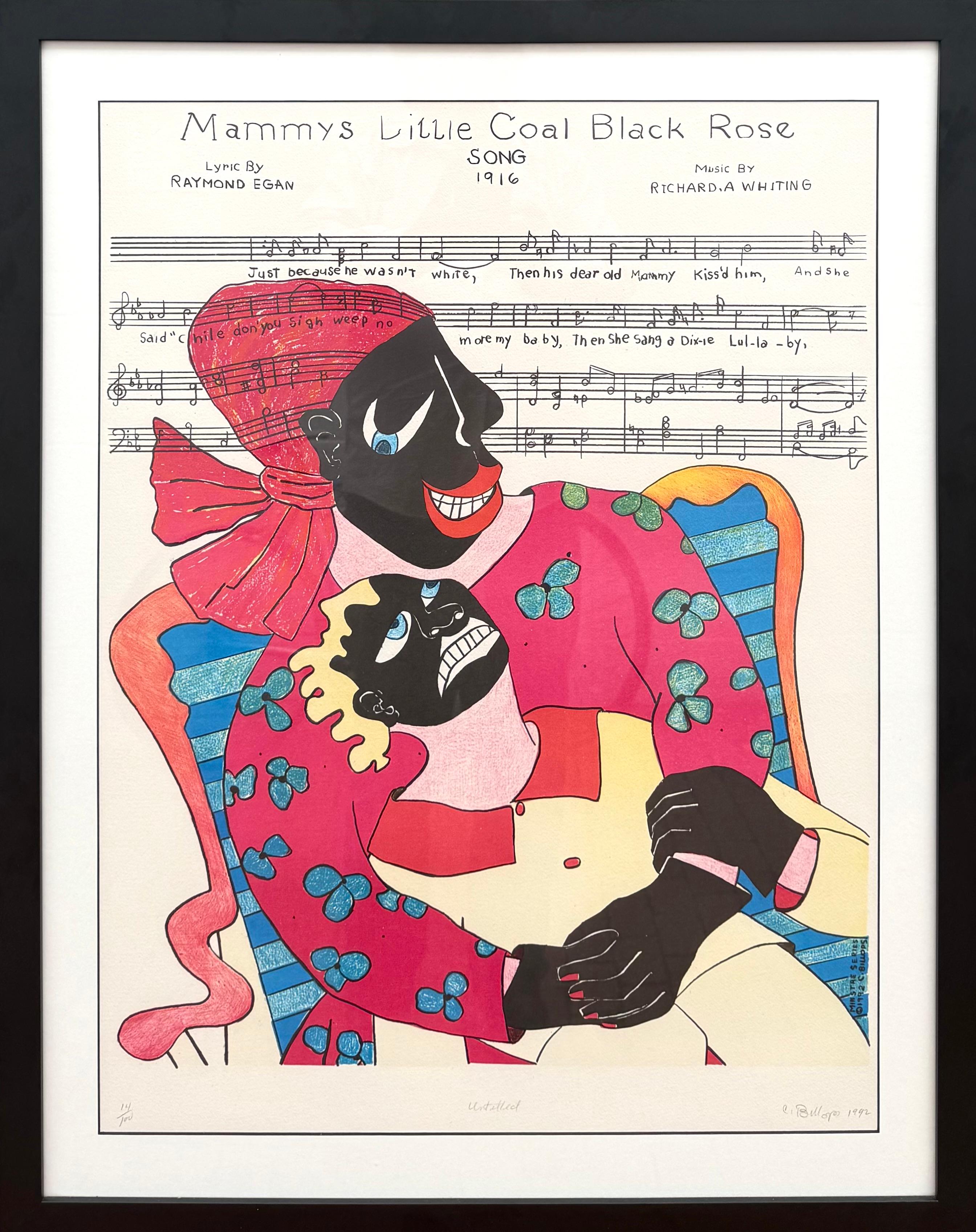 “Untitled” (Mammy’s Little Coal Black Rose) - Print by Camille Billops
