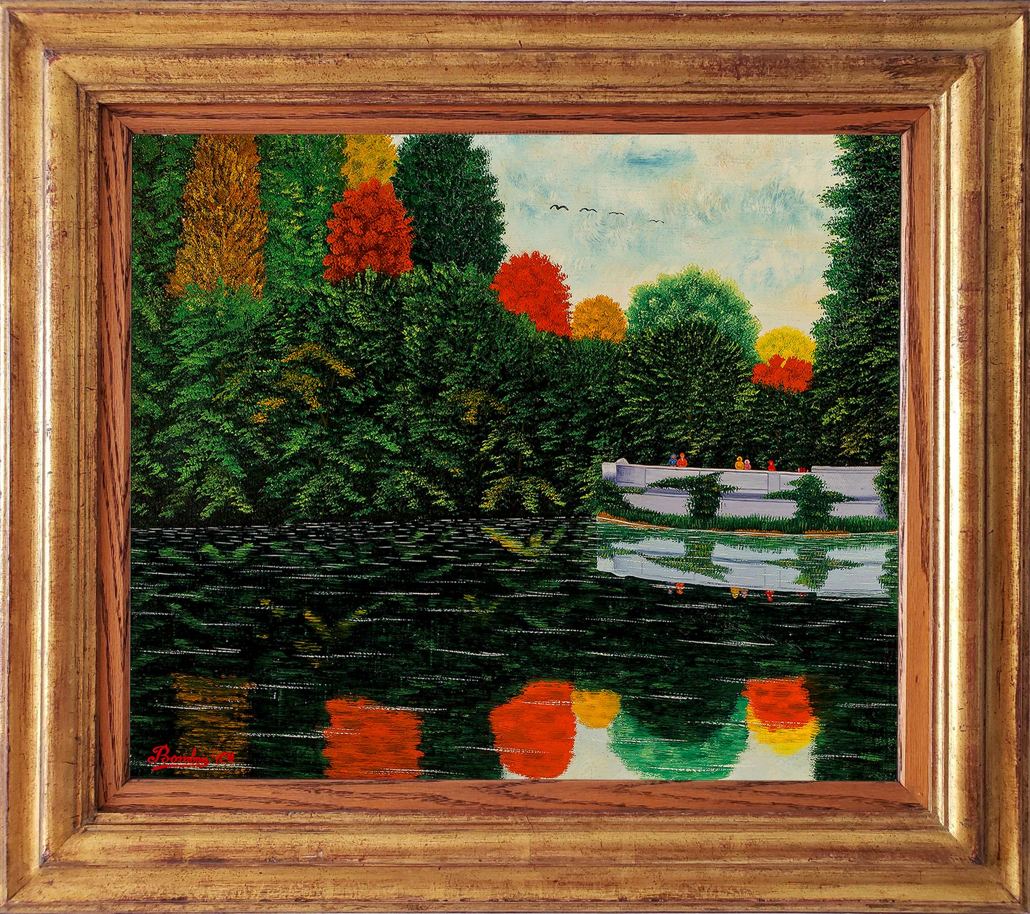 Reflets d'Automne - Post-Impressionist Painting by Camille Bombois