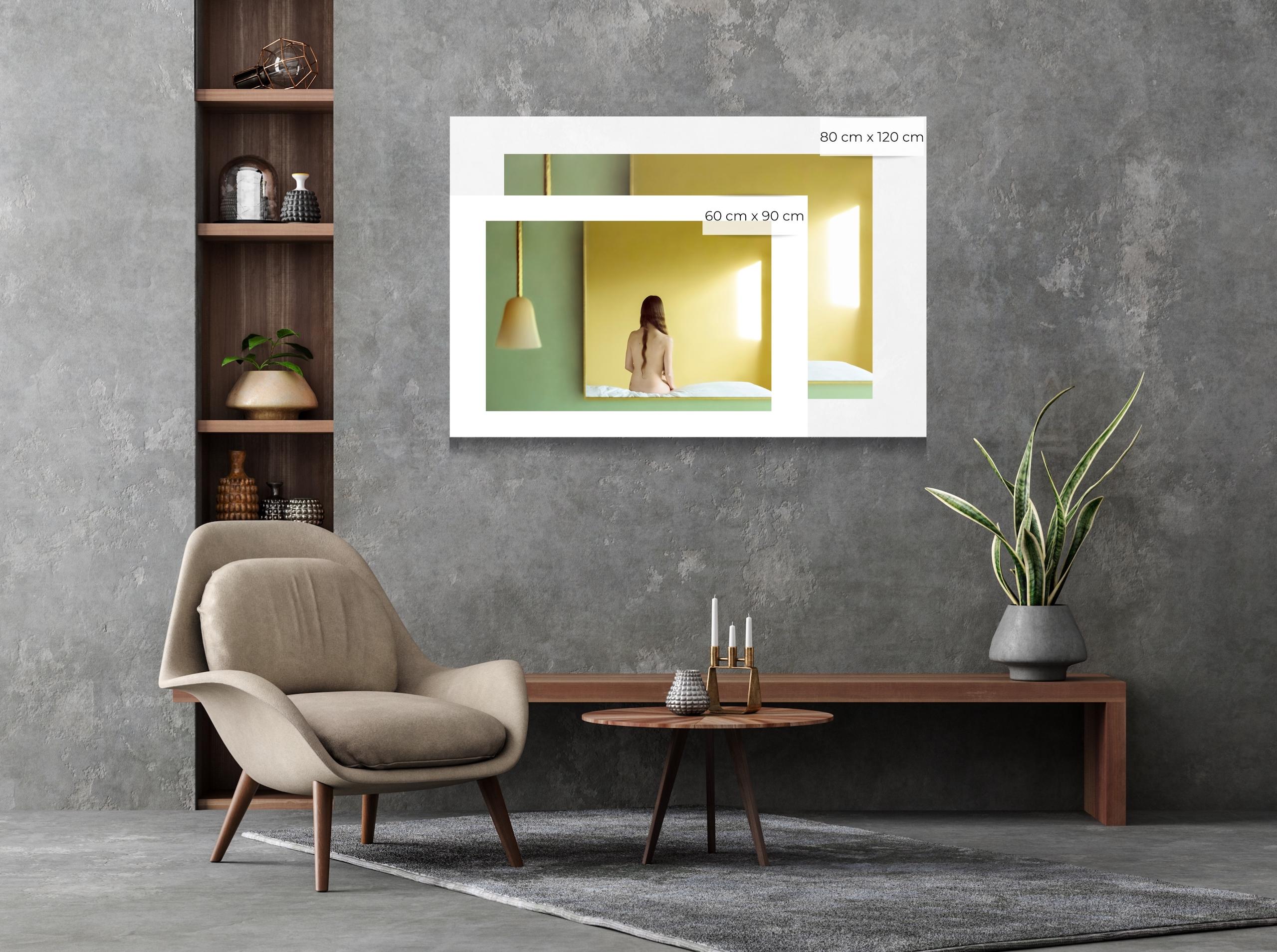 Chance by Camille Brasselet - Contemporary fine art photography, woman, pastels For Sale 1