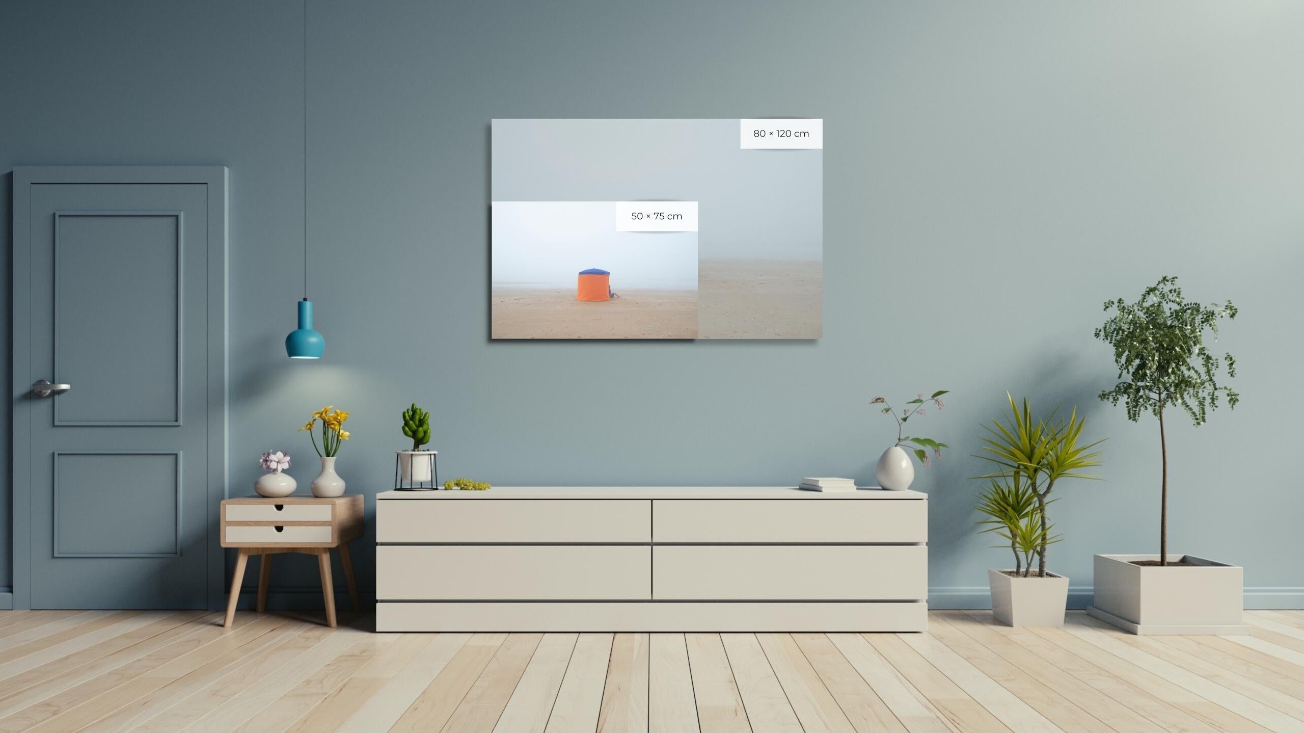 Houlgate Beach by Camille Brasselet - Contemporary fine art photography, woman For Sale 1