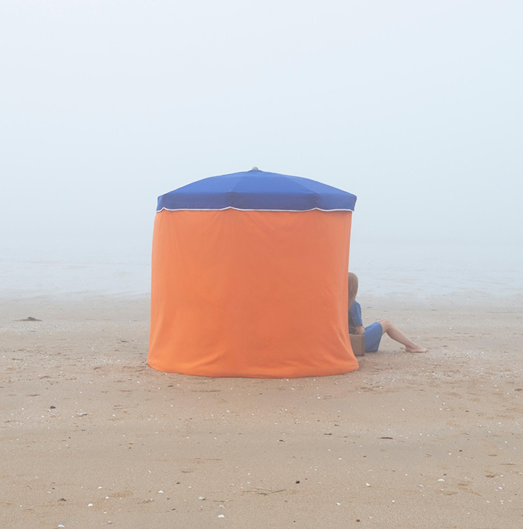 Houlgate Beach by Camille Brasselet - Contemporary fine art photography, woman For Sale 2