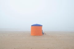 Houlgate Beach by Camille Brasselet - Contemporary fine art photography, woman