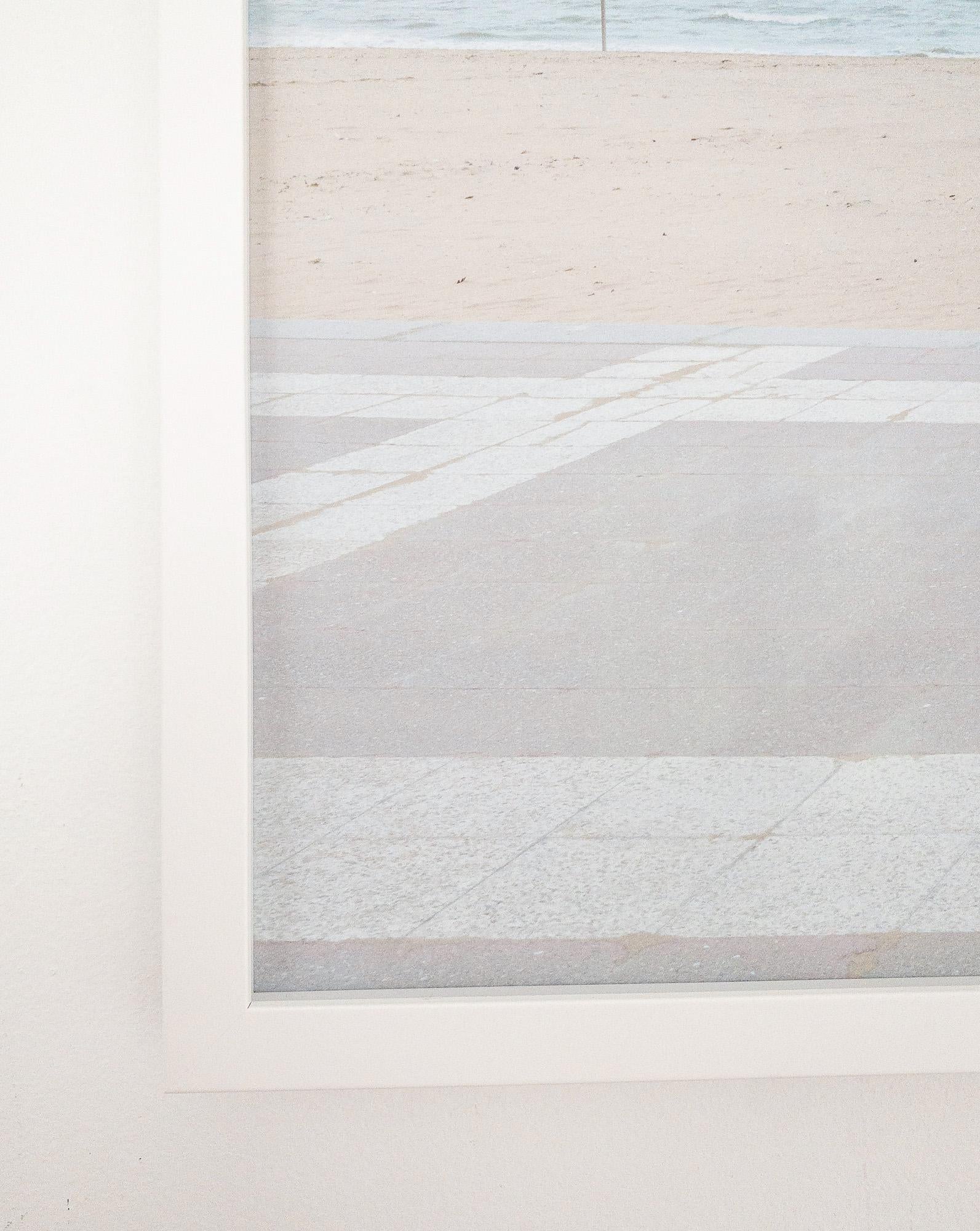 Houlgate Promenade by Camille Brasselet - Contemporary photography, beach, woman For Sale 7