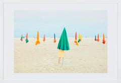 The Beach by Camille Brasselet - Contemporary Fine Art Photography, Framed