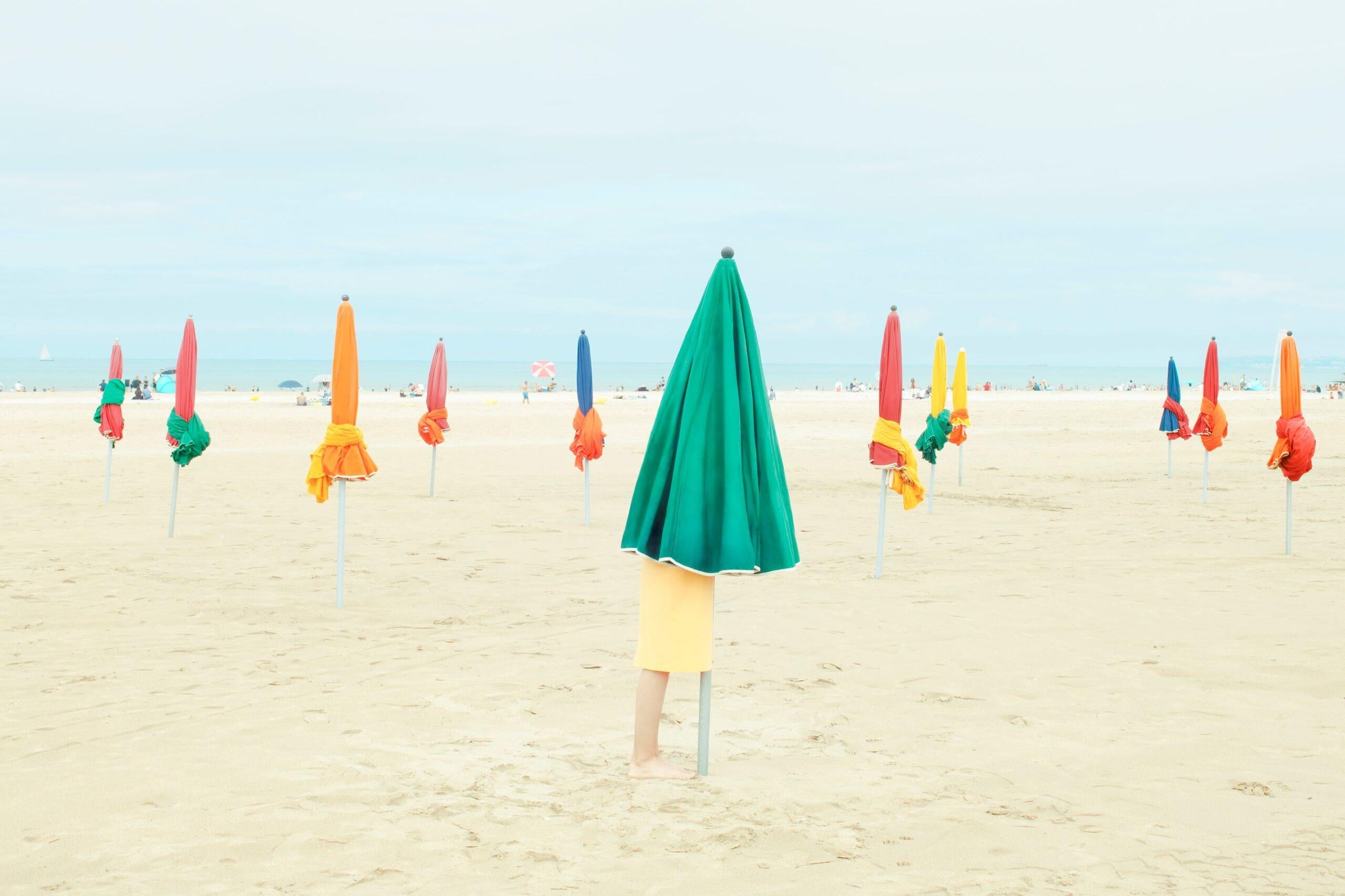 The beach by Camille Brasselet - Contemporary fine art photography, framed, sea For Sale 1