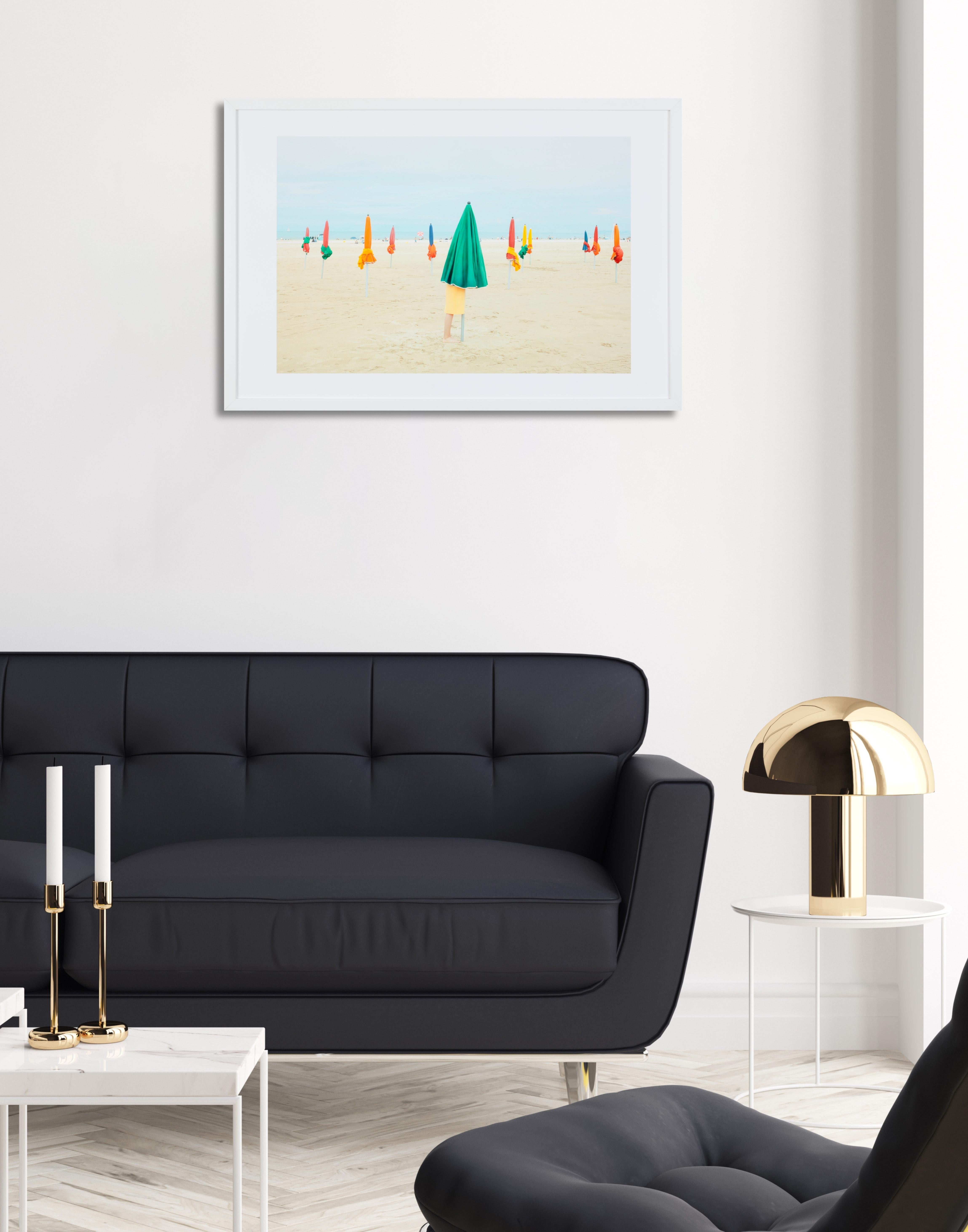 The beach by Camille Brasselet - Contemporary fine art photography, framed, sea For Sale 2