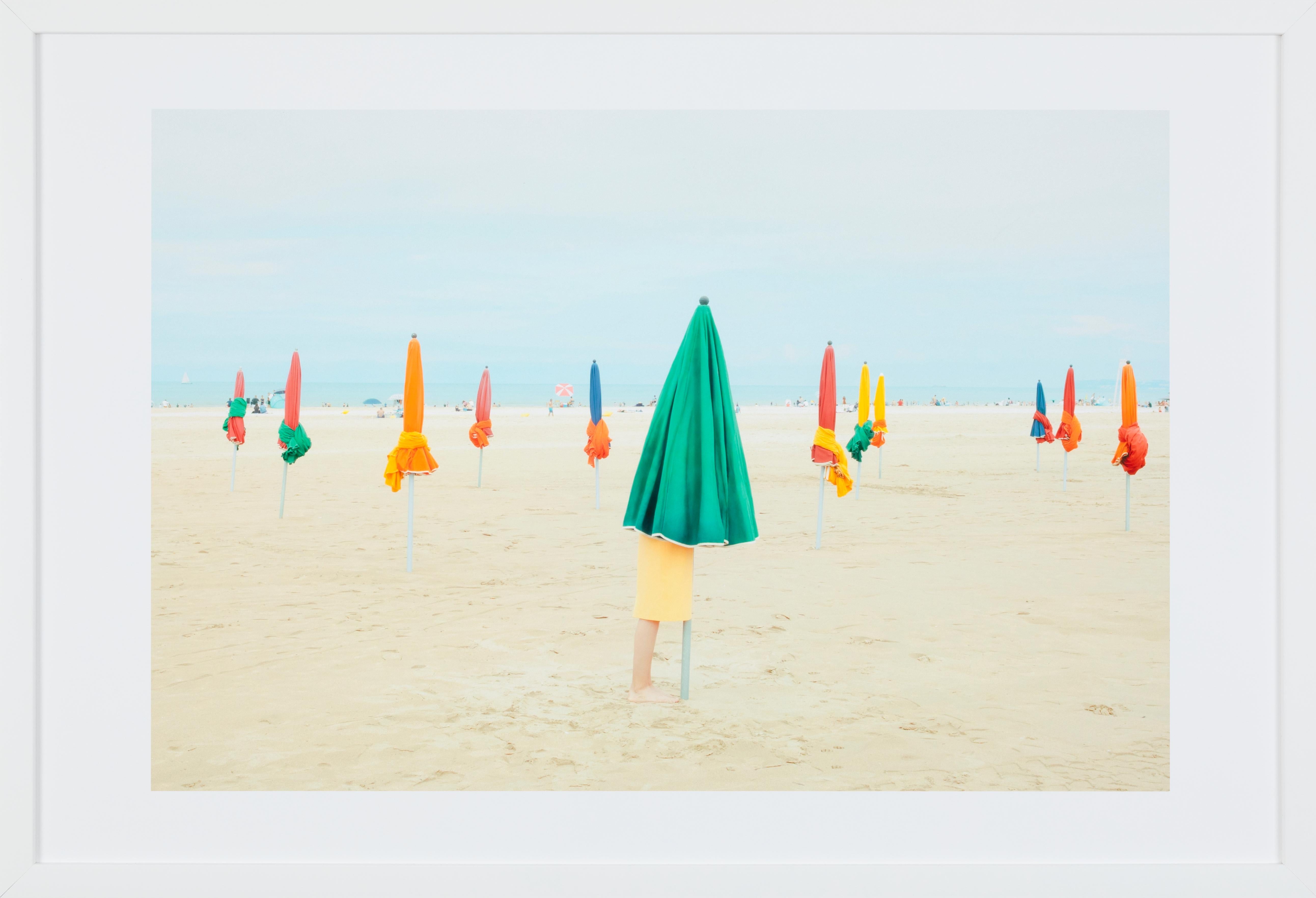 The beach is a photograph by French contemporary artist Camille Brasselet. 

This photograph is a limited edition of 15 copies, it is sold framed with a white frame with anti-reflective glass. Dimensions of the image are 40 × 60 cm (15.7 × 23.6 in).