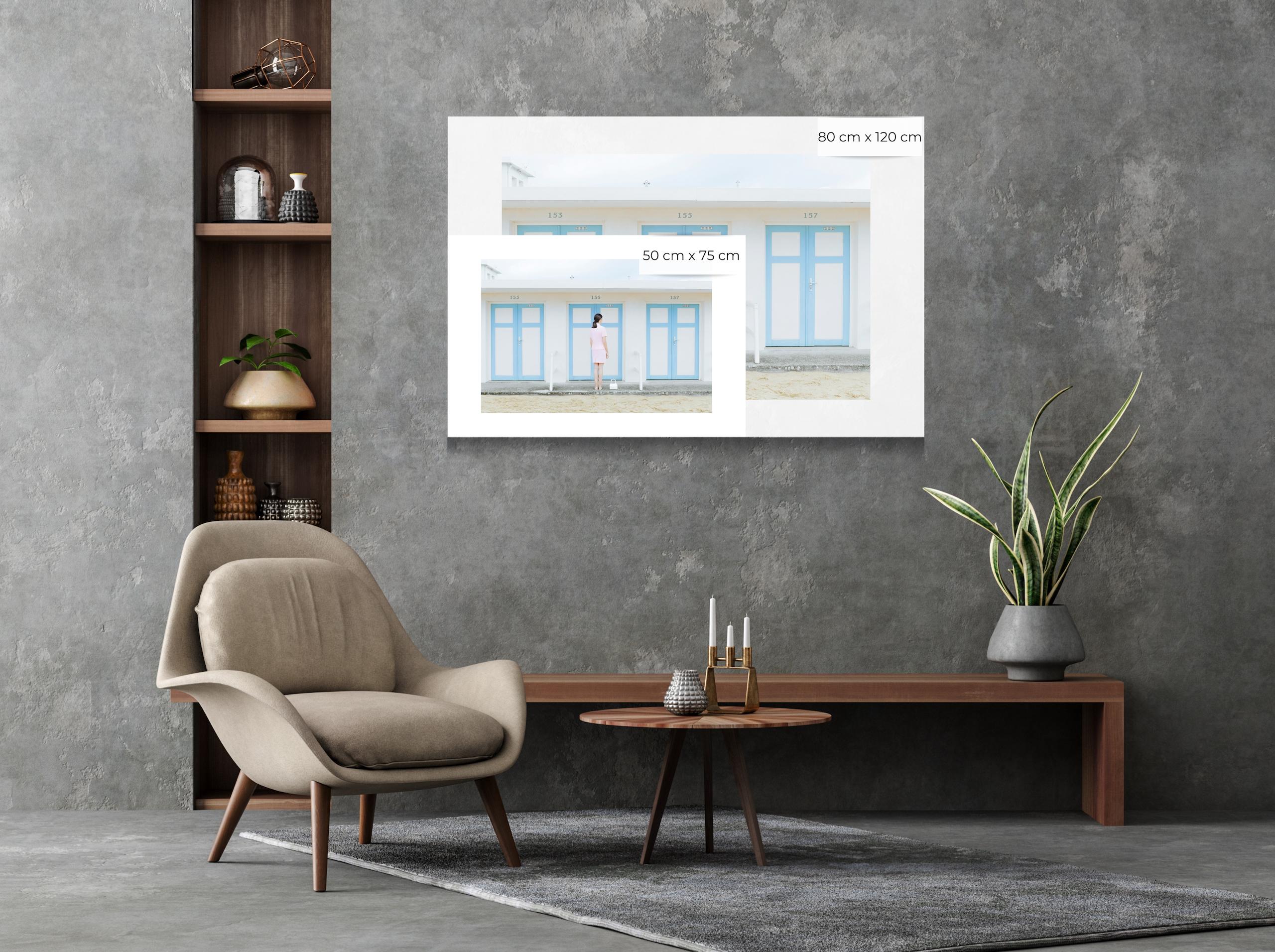 La partida de Camille Brasselet - Fotografía artística contemporánea, pastel en venta 1