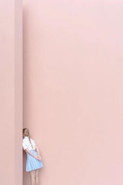 The game by Camille Brasselet - Contemporary fine art photography, pink, girl