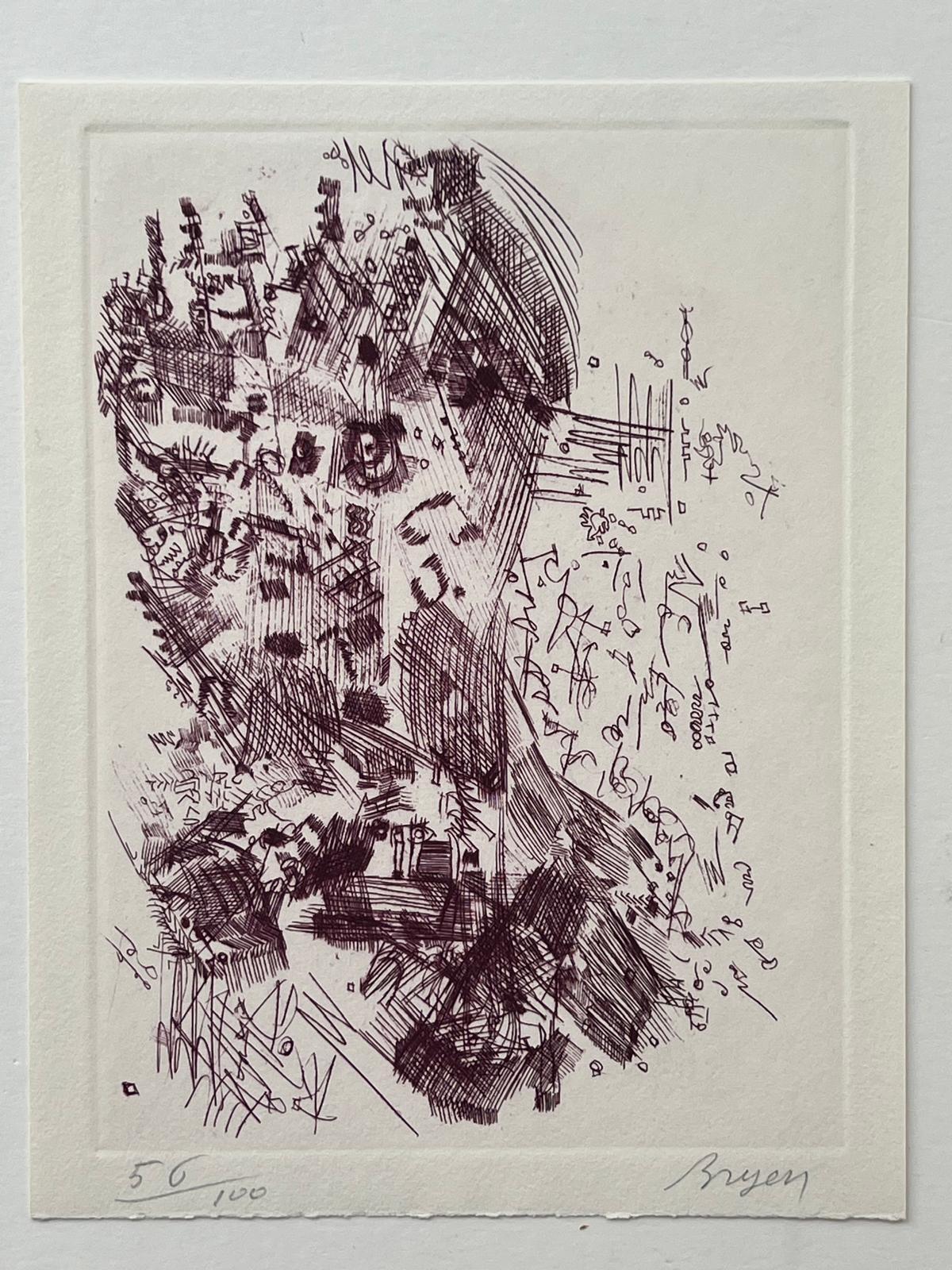 Homage to Hans Arp - Print by Camille Bryen