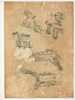 original etching for Paroles Peintes