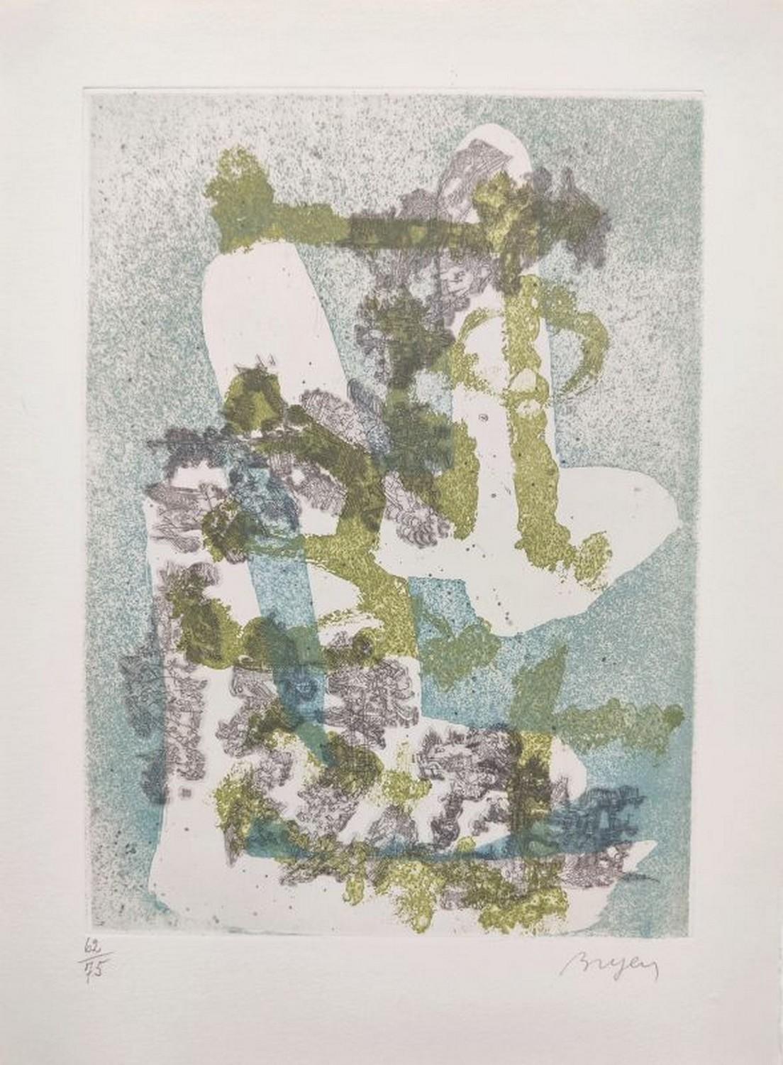 Camille Bryen Abstract Print - Paroles Peintes