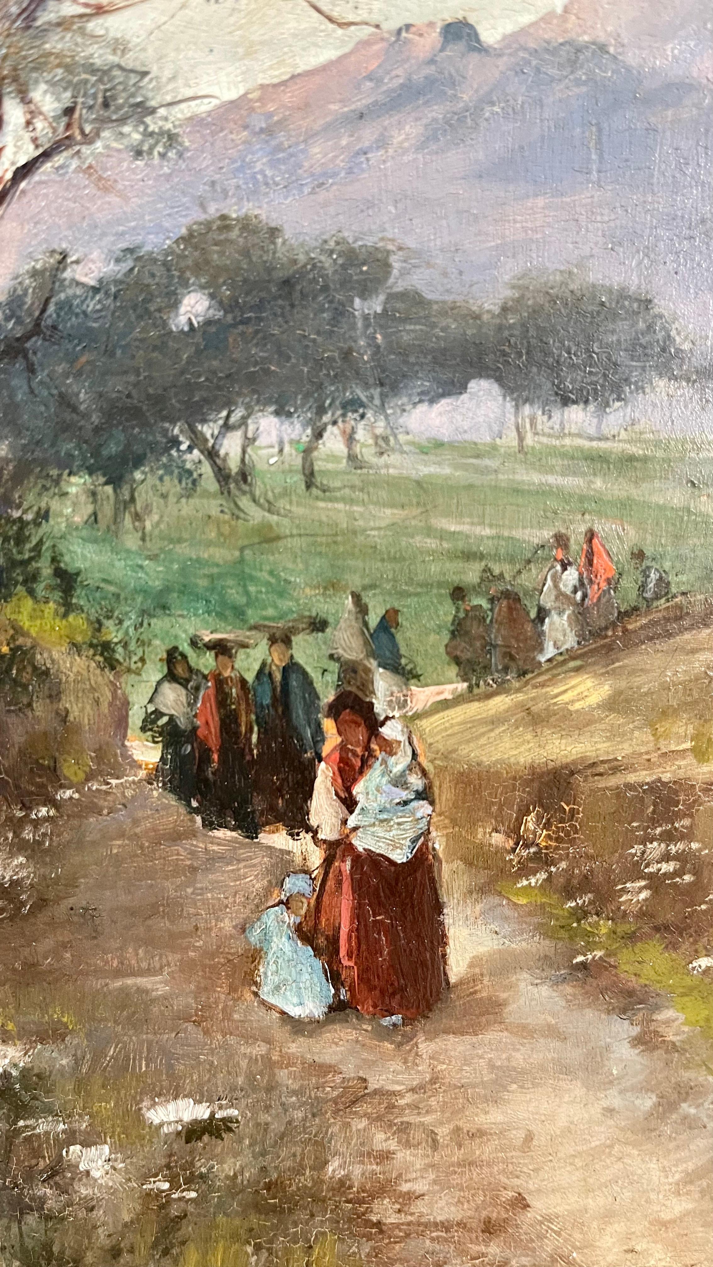 Italienische Landschaft des 19. Jahrhunderts von Camille Corot im Angebot 1