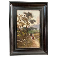 Camille Corot Follower Paesaggio italiano del XIX secolo