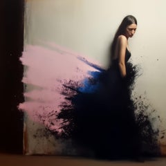 Waterfall - contemporary figurative fashion digital colour print