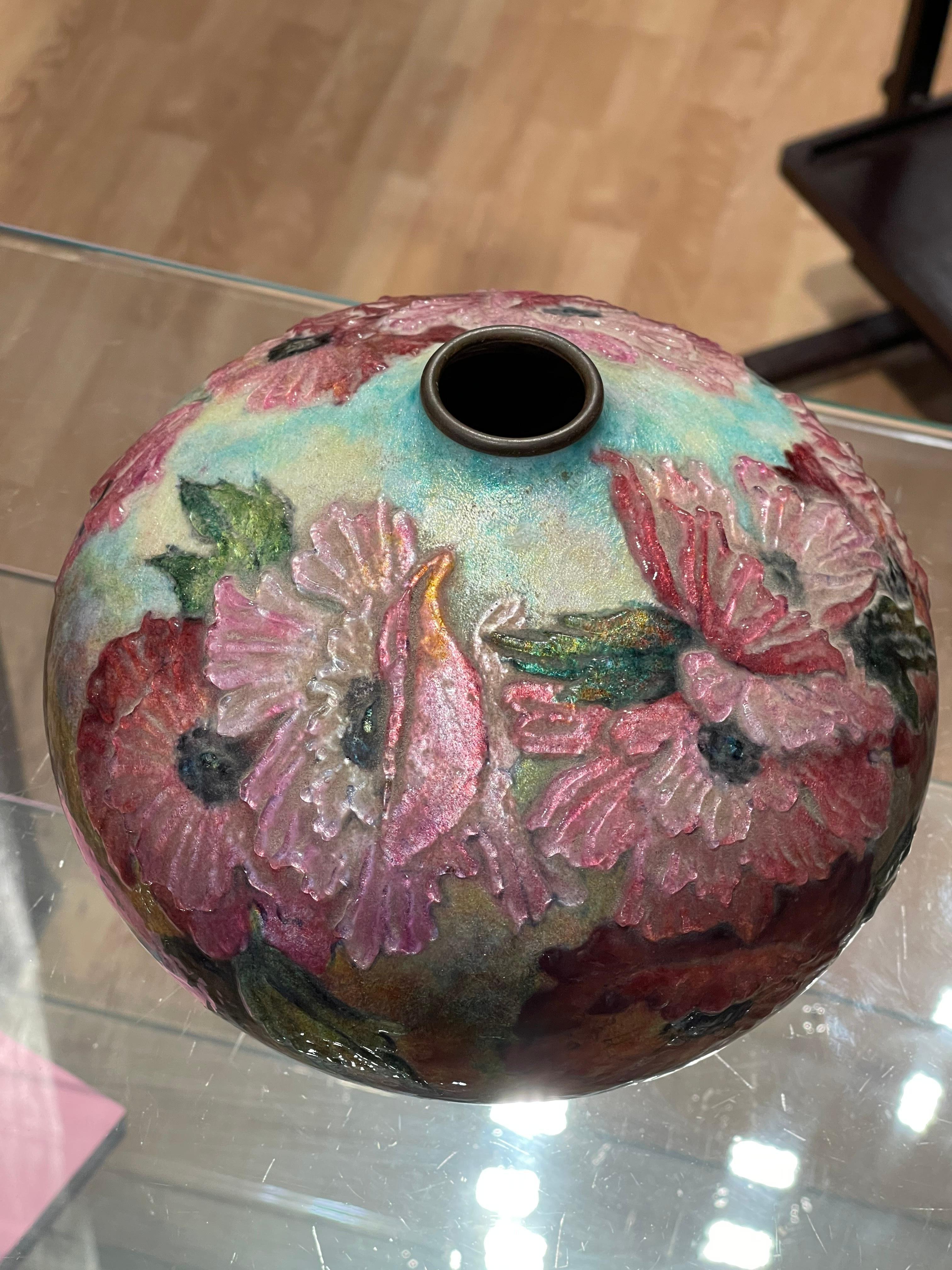 Camille FAURÉ (1874-1956), floral vase 3
