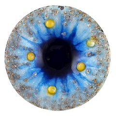 Camille Fauré for Limoges, France, Art Nouveau Bronze Bowl in Enamel Work