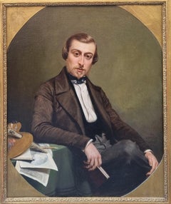 Pittura romantica francese Pittore Eugène CICERI Salon di Parigi 19° anniversario della morte di Eugène CICERI.