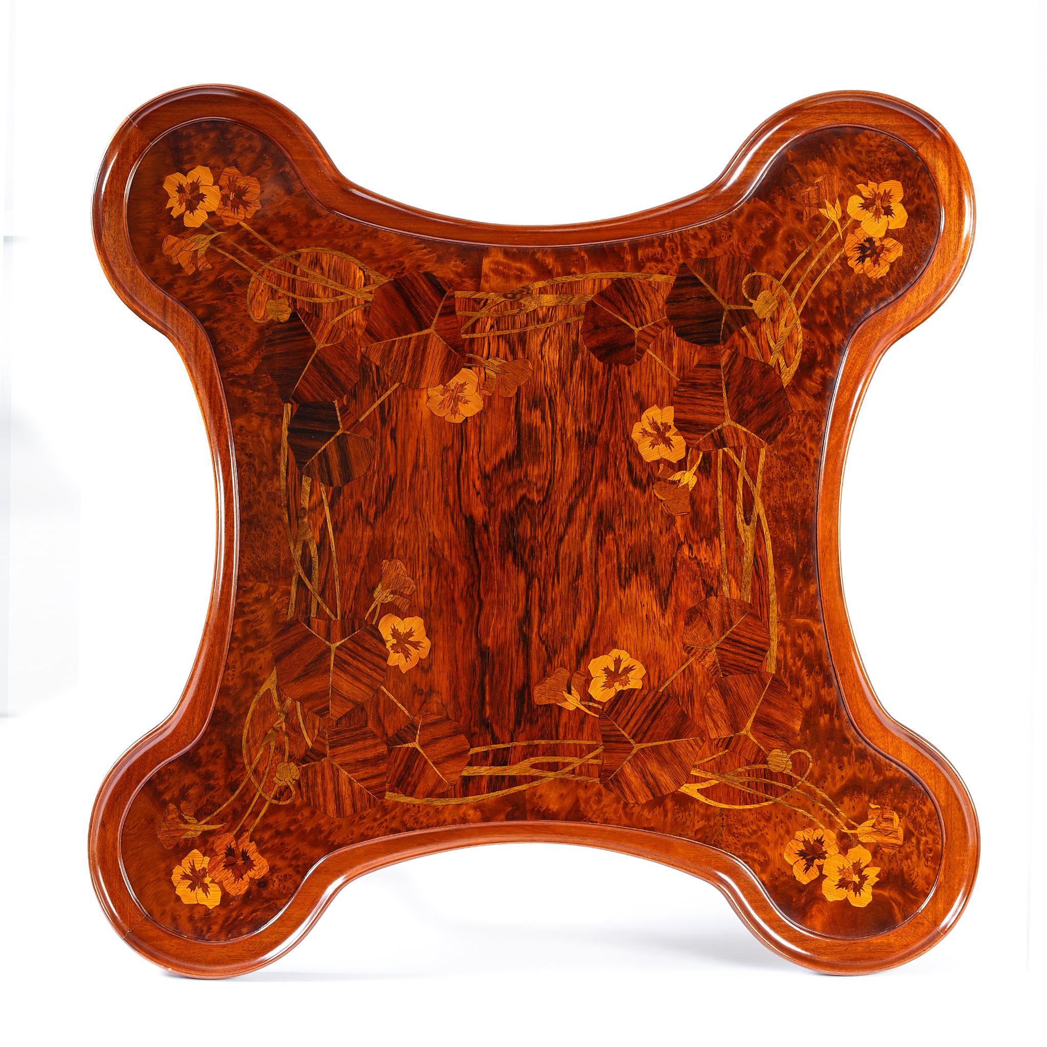 Camille Gauthier “Capucines” Games Table In Excellent Condition For Sale In New York, NY