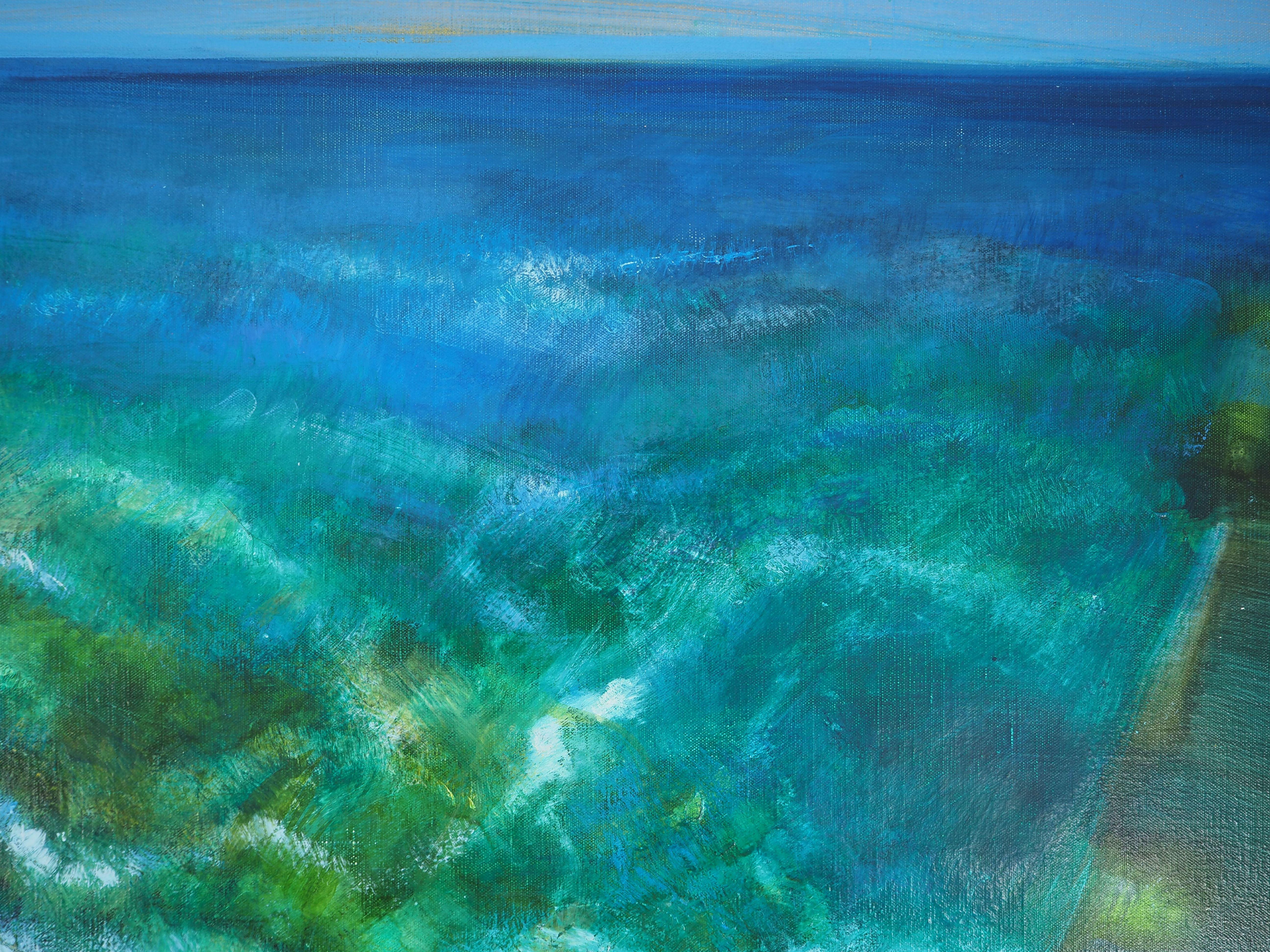 Camille Hilaire
French  Riviera : Cove in the Mediterranean Sea, c. 1960

Original oil on canvas
Signed bottom right
Signed and Titled on the back
On canvas 46 x 55 cm (c . 18 x 22 in)
Presented in golden wood frame 55 x 64  cm (c. 22 x 26 in)

Very