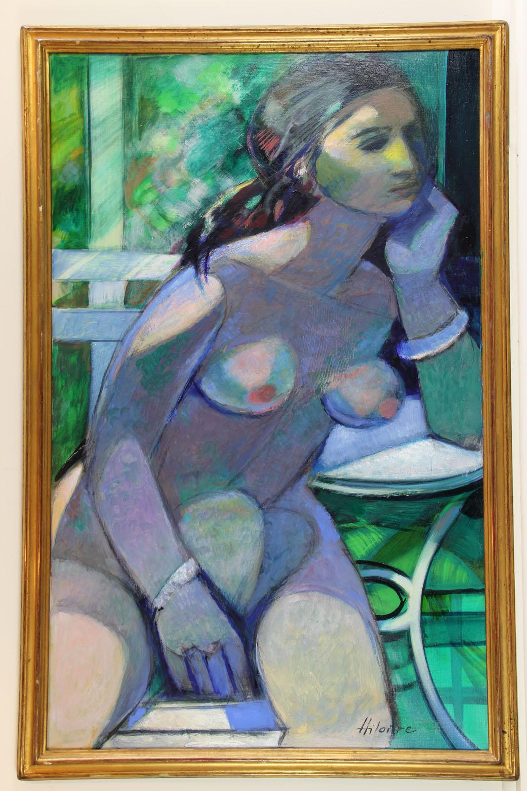 Camille HILAIRE (1916-2004)

 Nu dans un jardin 

Olio su tela

Grande formato: 116 x 73 cm
Firmato in basso a destra.
Firmato e intitolato sul retro.

Pittura in perfette condizioni.
Cornice dorata con angoli chiusi. GRATUITO
Dimensioni con