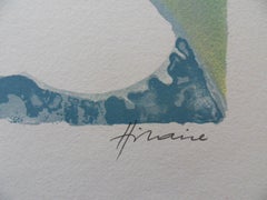 Circus : The White Clown - Original handsigned lithograph