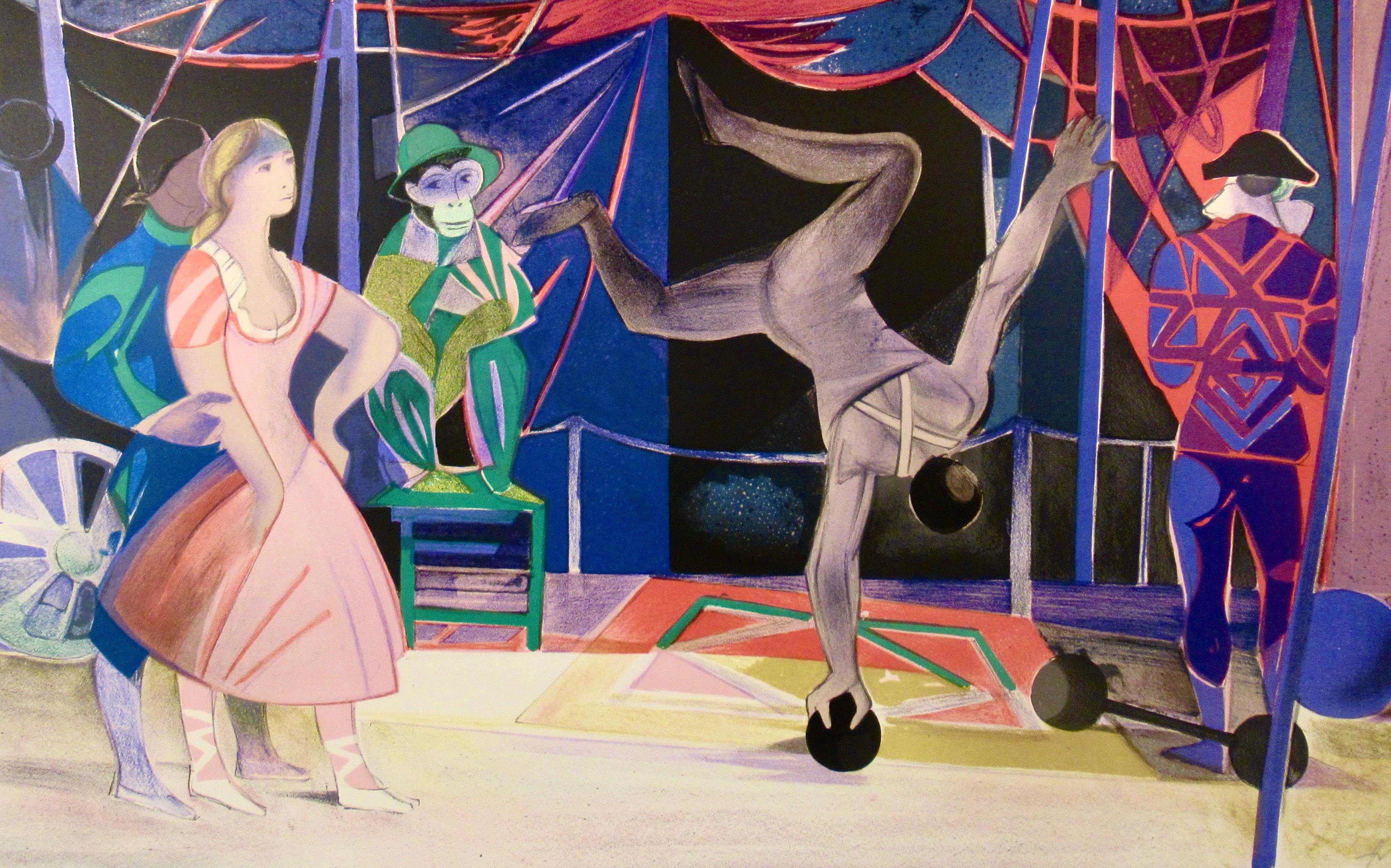 Le Cirque I - Print de Camille Hilaire