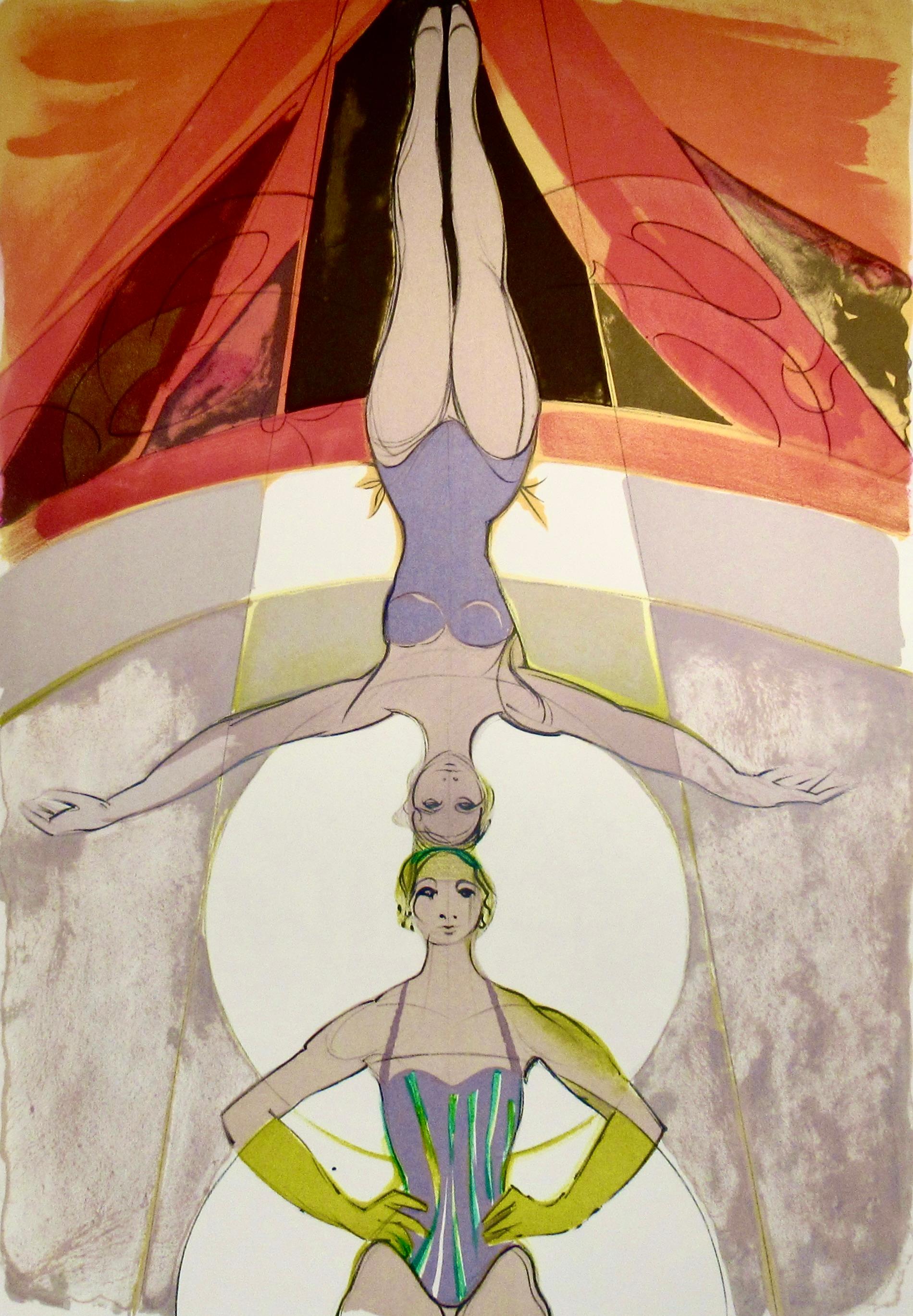 Le cirque (Le cirque) III - Print de Camille Hilaire