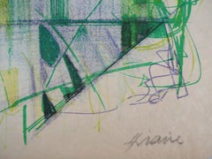Rivers in France : A Peaceful Place - Original handsigned lithograph