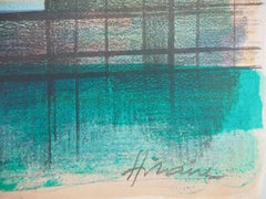 Rivers in France : The Sluice - Original handsigned lithograph