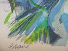 Rivers in France : Torrent in the Woods - Original handsigned lithograph