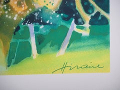 Spring : Apple Trees in Blossom  - Original lithograph