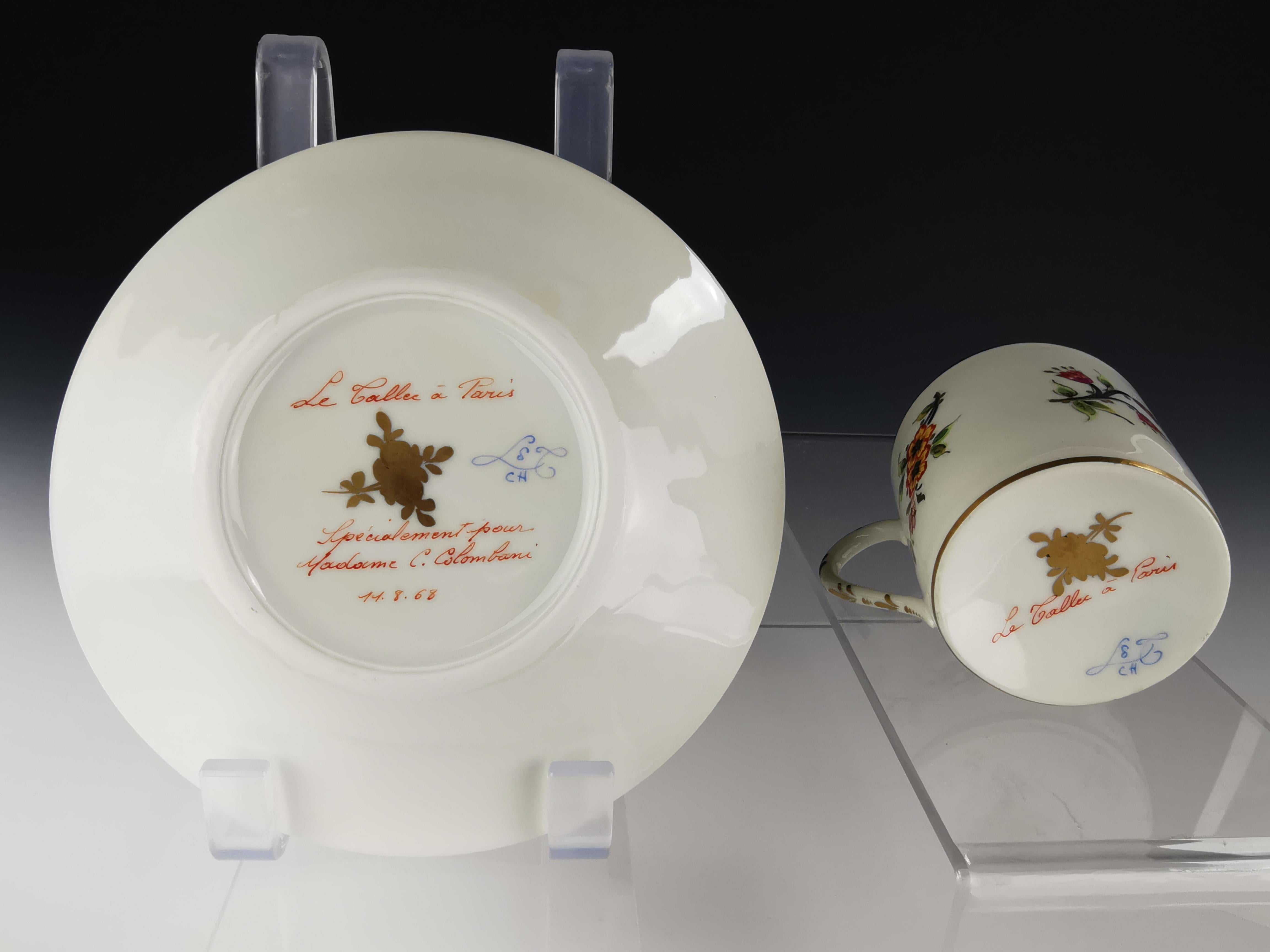 Camille Le Tallec Paris - Part of table service - Limoges Porcelain - BAYEUX For Sale 8