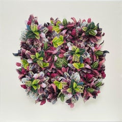 « Hong Kong Flora n°6 » par Camille Levert, 31 x 31 pouces, 2024
