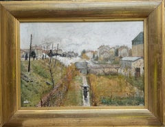 « Boudonville – Nancy ; temps de pluie », vue du jardin de l’artiste, 1888