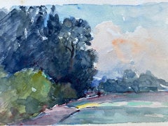 Camille Meriot French Signed Impressionist Watercolour Painting