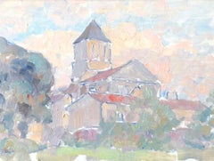 French Village, French Impressionist Oil painting