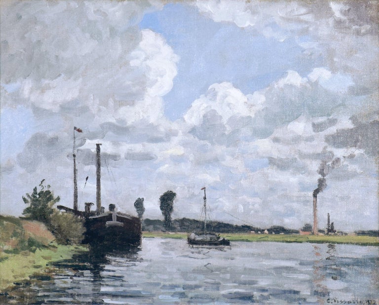 Camille Pissarro Bords De L Oise Environs De Pontoise By Camille camille-pissarro-bords-de-l-oise-environs-de-pontoise-by-camille
