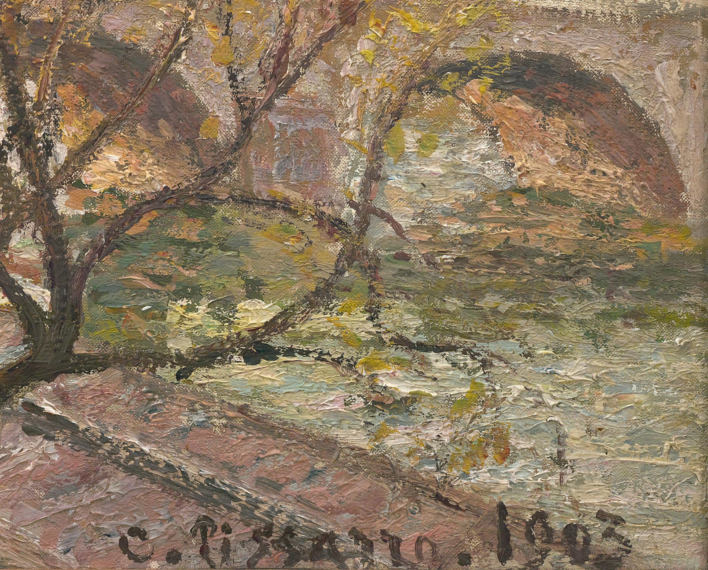 Le Pont-Royal, temps gris lumineux de Camille Pissarro 4