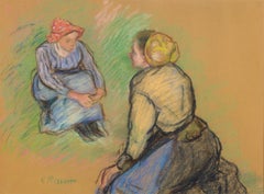 „Paysannes Assises“ von Camille Pissarro