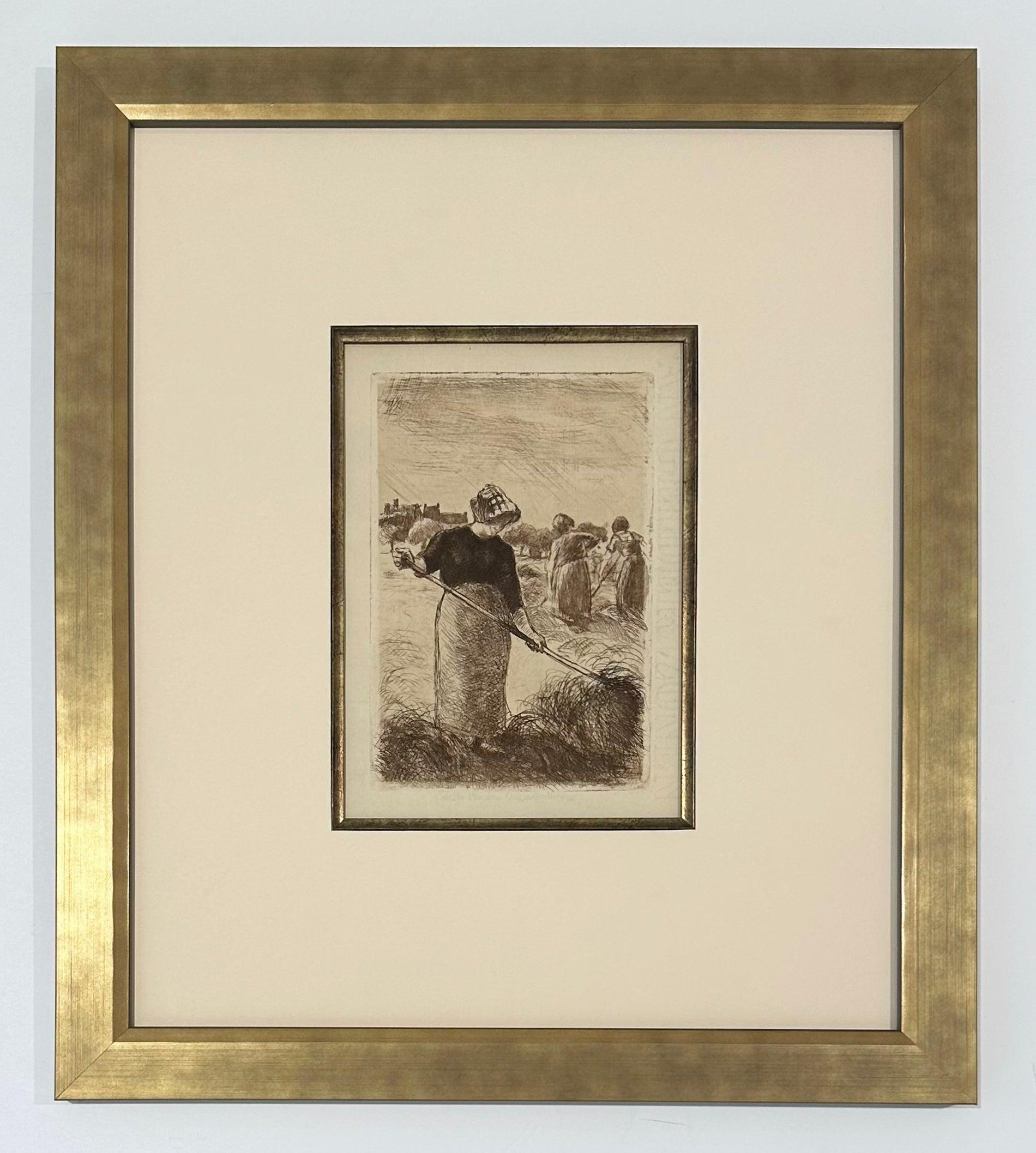Les Faneuses - Print de Camille Pissarro