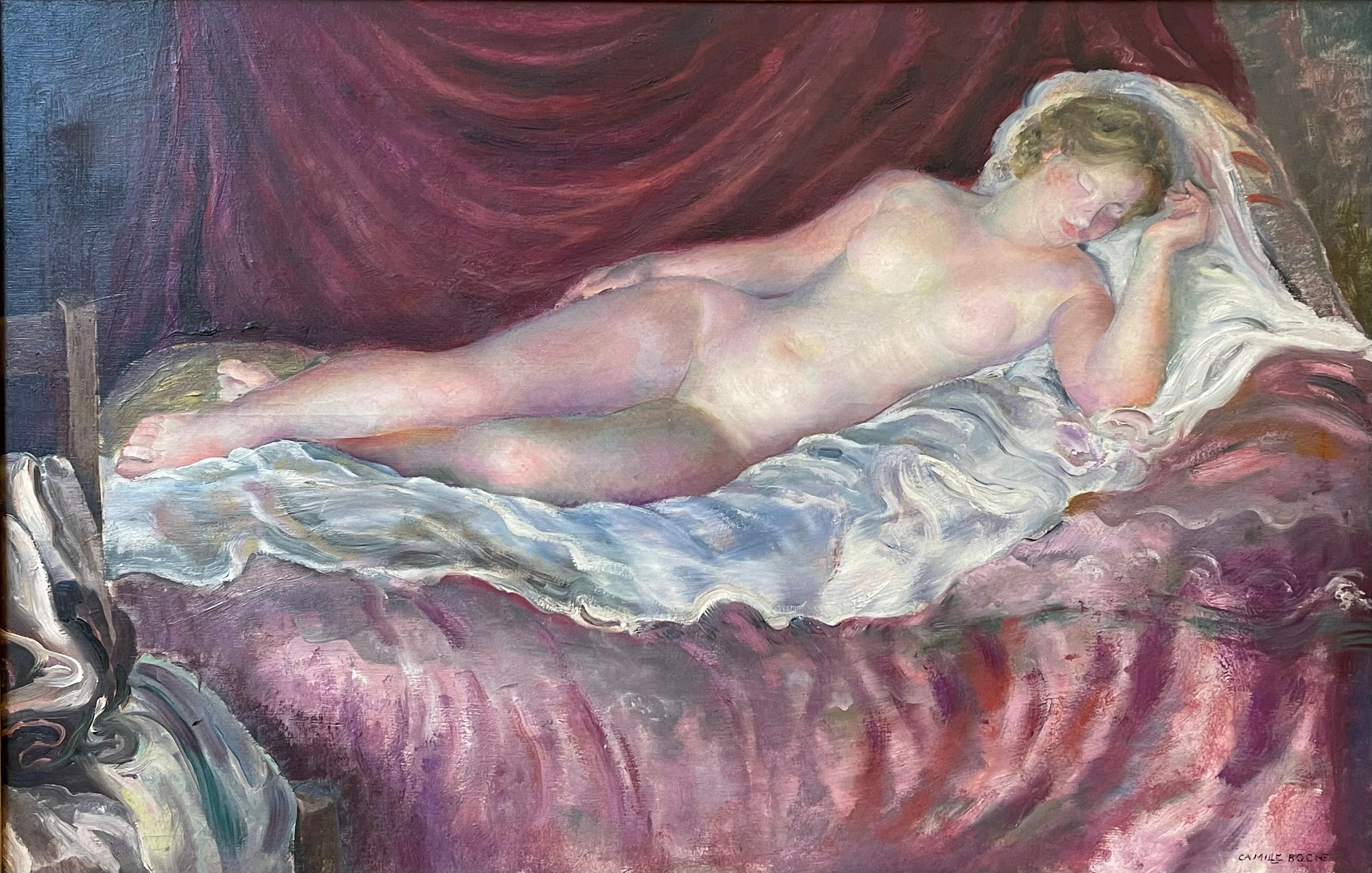 Camille ROCHE (1894–1948), "Sleeping girl", nude