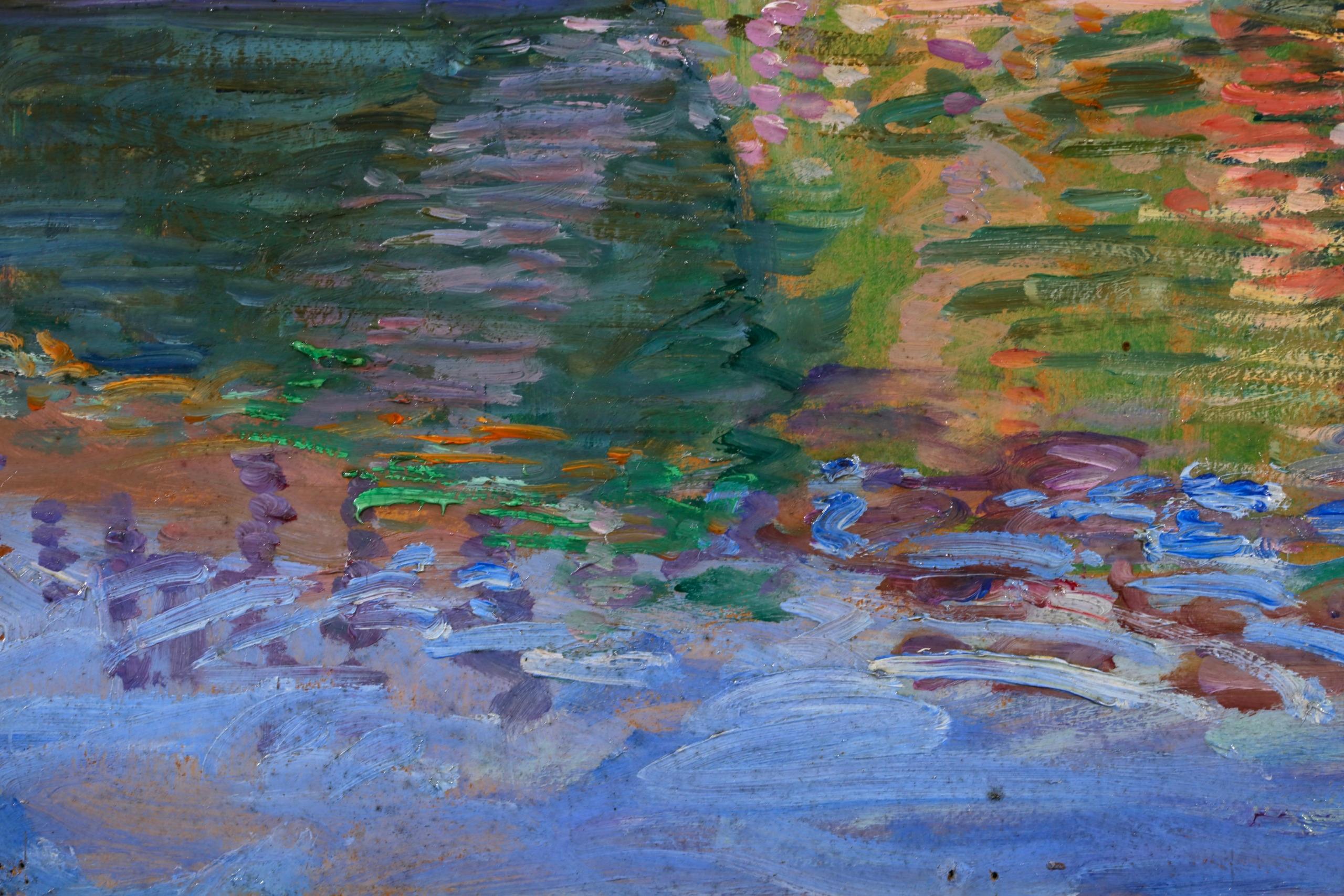 Le Pont Neuf - Peinture à l'huile impressionniste de Camille Roche 3