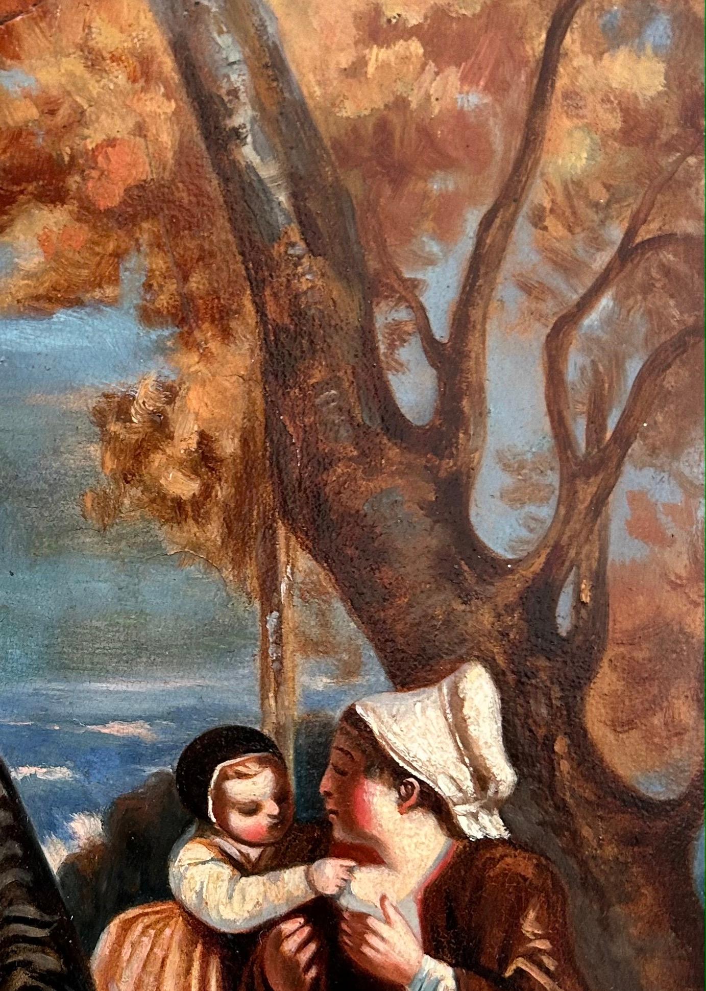 Family in an autumn landscape 2