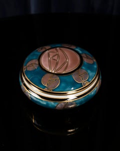 Boîte à bijoux en porcelaine de Camille Tharaud Limoges, France 20e siècle
