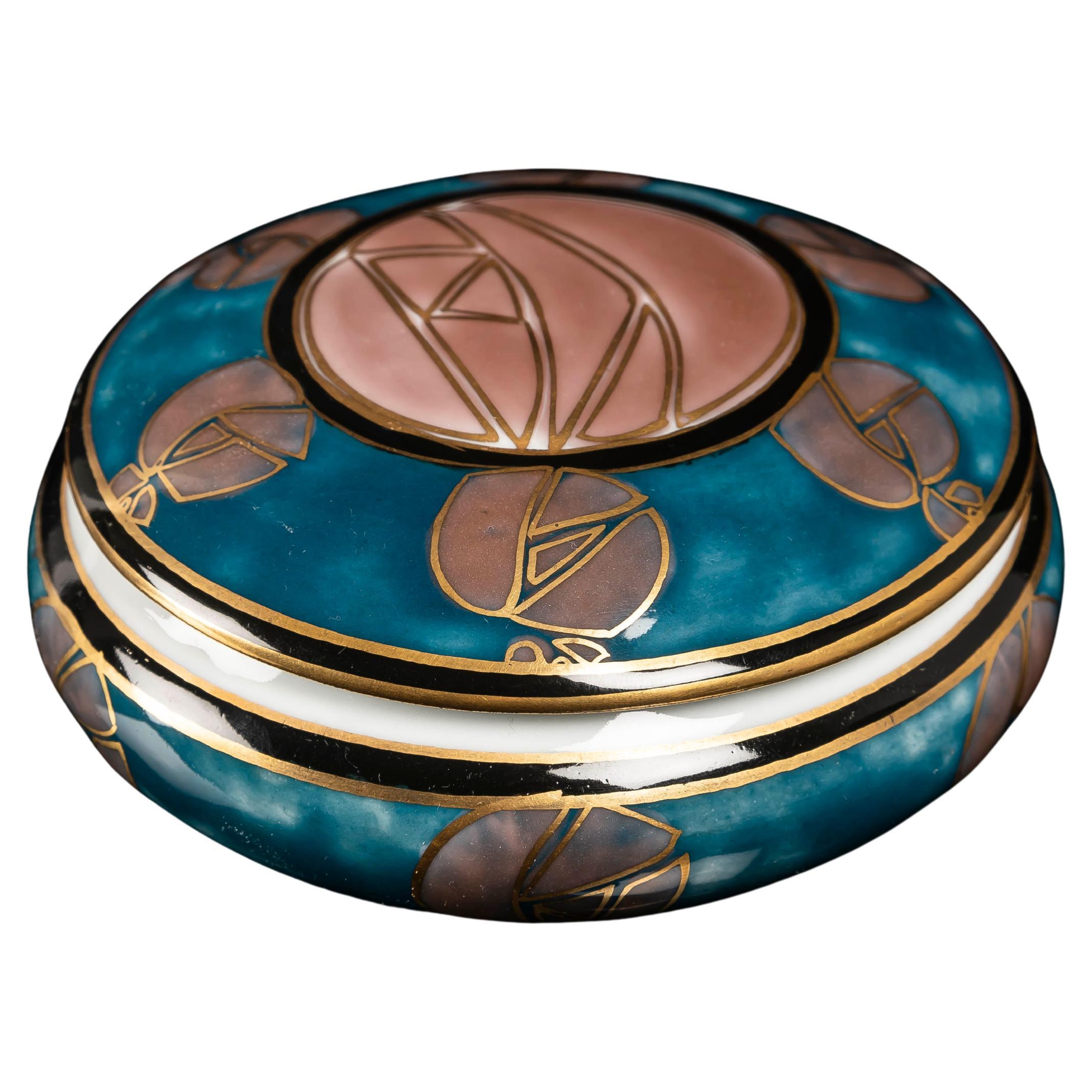 Georges Mathieu Candy Box for French Porcelaine de Sèvres
