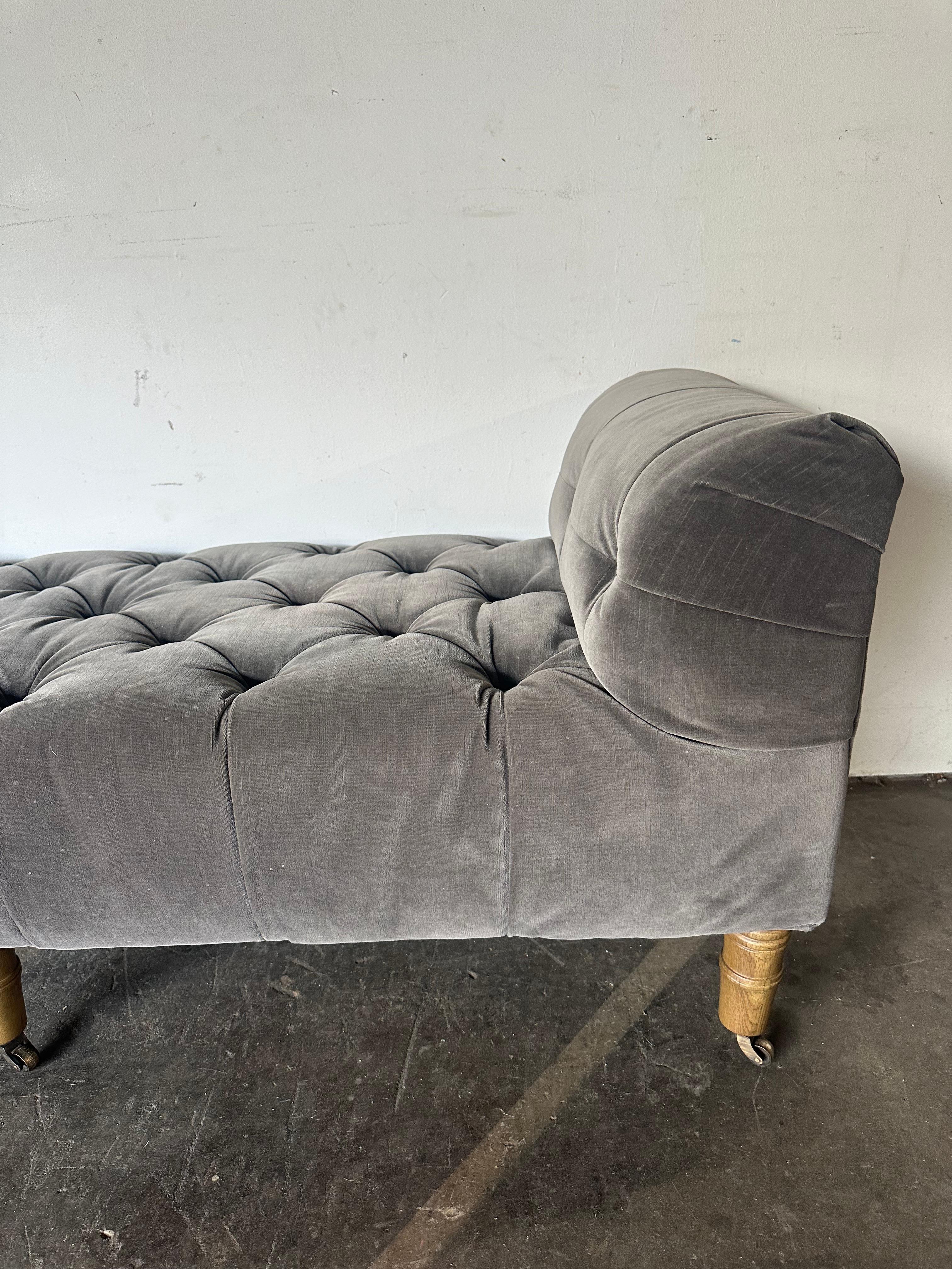 Textile Camille Tufted Sofa Bench by Restoration Hardware
