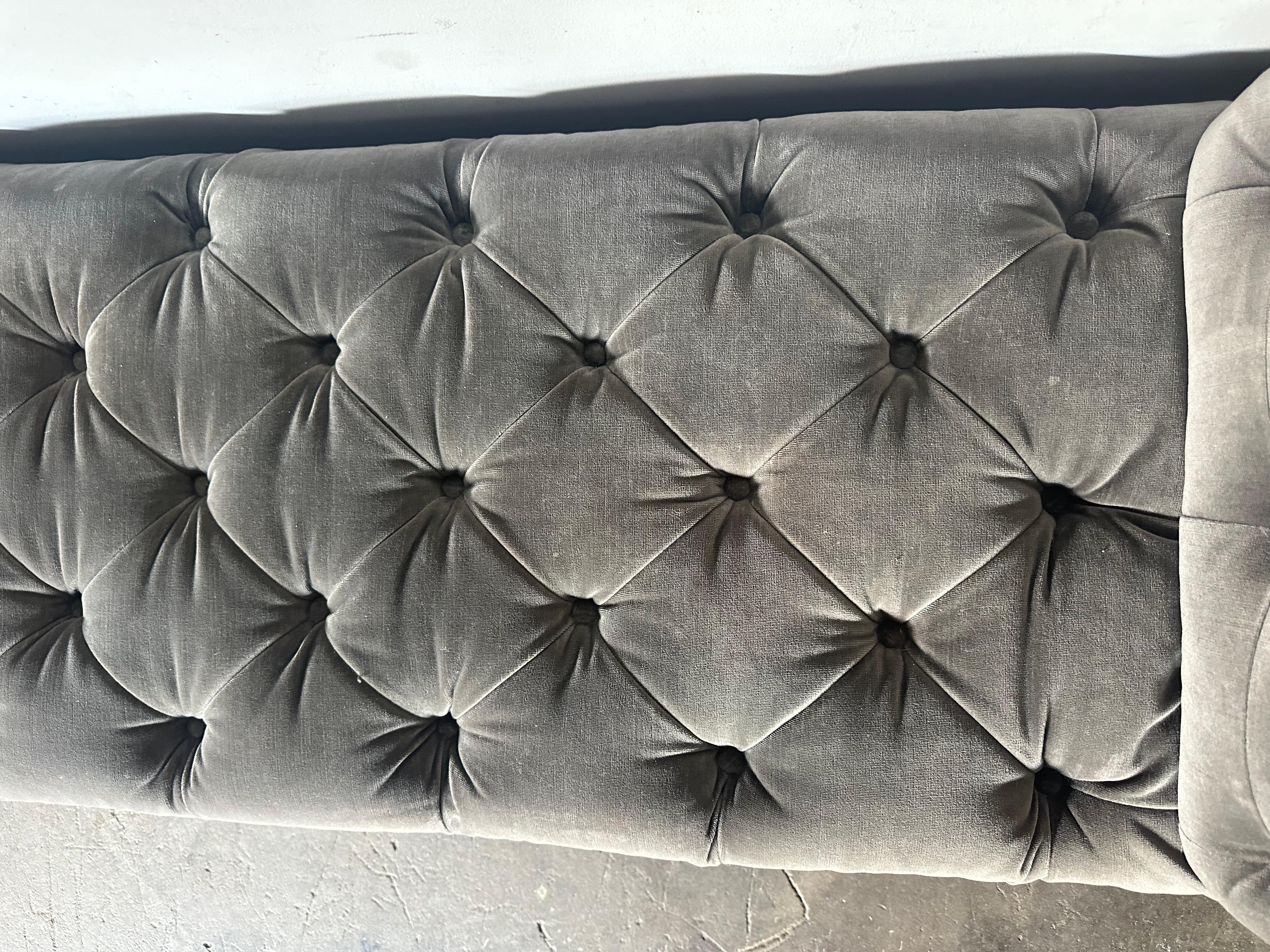 Camille Tufted Sofa Bench by Restoration Hardware 2