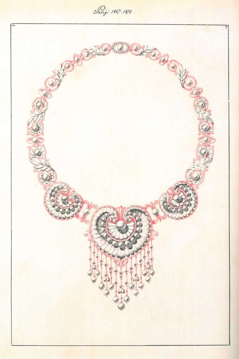 Camillo Bertuzzi 1819-1894 'Jewellery Designer', 'BOOK' In Good Condition For Sale In North Yorkshire, GB