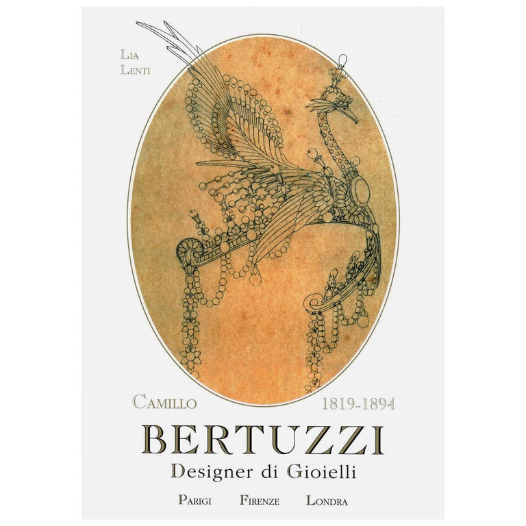 Camillo Bertuzzi 1819-1894 'Jewellery Designer', 'BOOK' For Sale